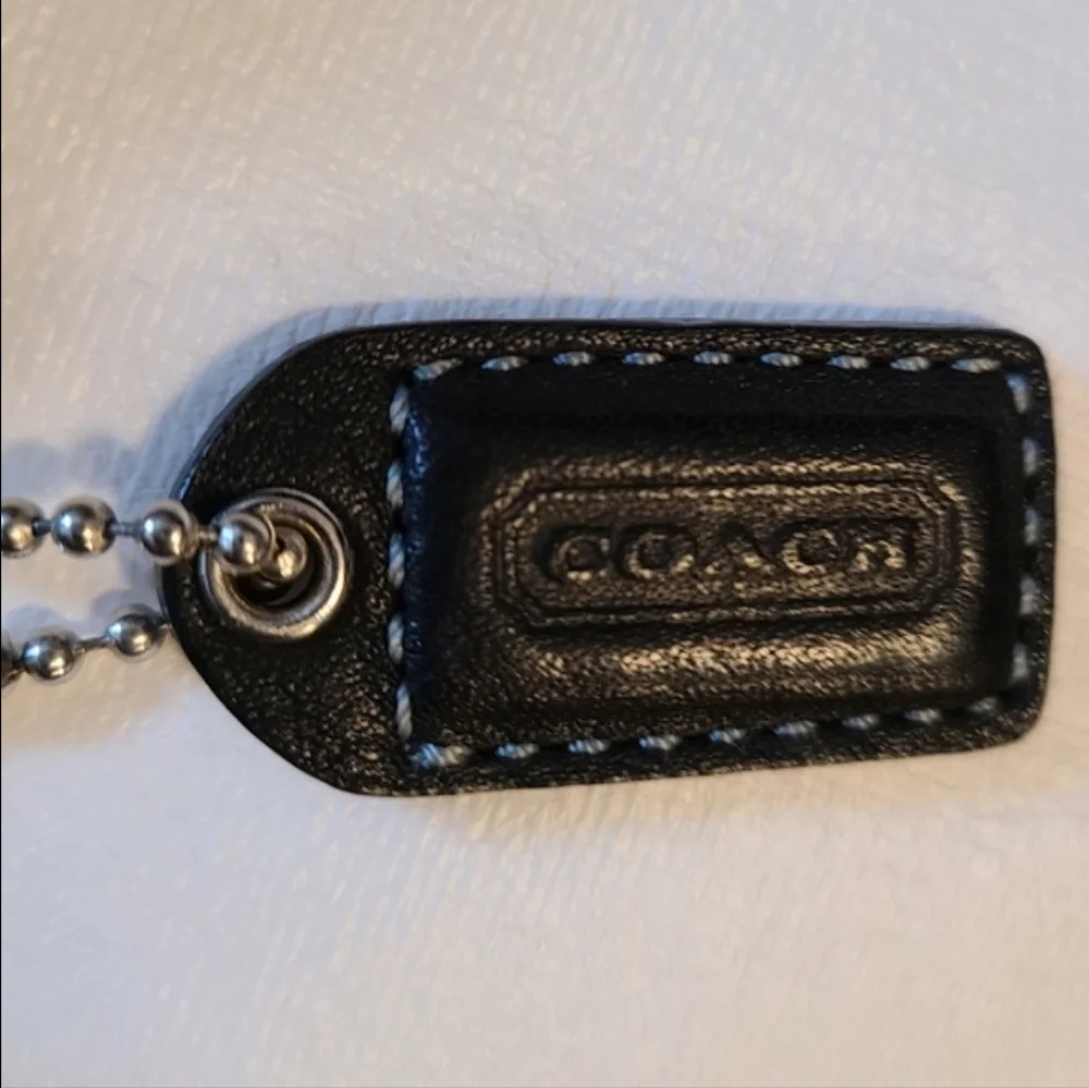 ⭐️COACH DEMI VINTAGE BLACK LEATHER SMALL SHOULDER BAG HANDBAG #9860 - Picture 10 of 11